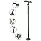 FOLDABLE LED WALKING CANE